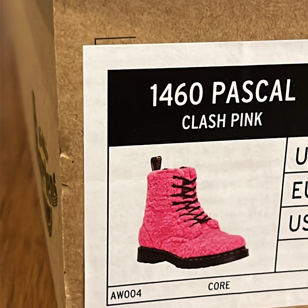 Dr. Martens Air Wair 1460 Pascal Boots Clash Pink 27822682 Womens Size 8 - Picture 16 of 16